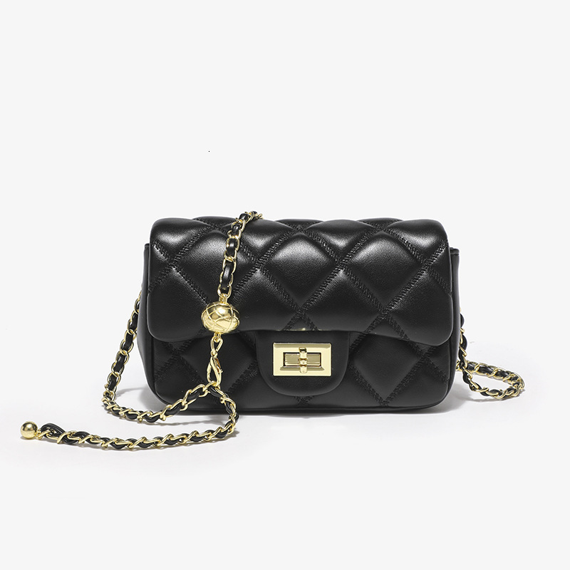 2025 new collection Women's Shoulder Bag Diamond Chain Bag New Fashionable Texture Small Square Bag Women's Crossbody Bag Autumn New Designe
