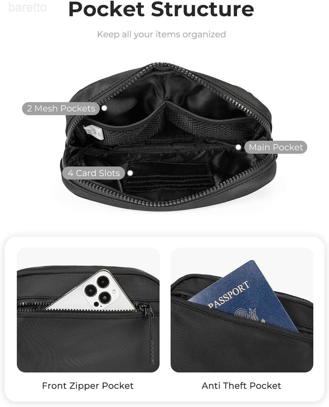 Small Nylon Crossbody Bags for Women and Men Mini Crossbody Purse for Workout Travel with Adjustable Strap Card Slots Z250909