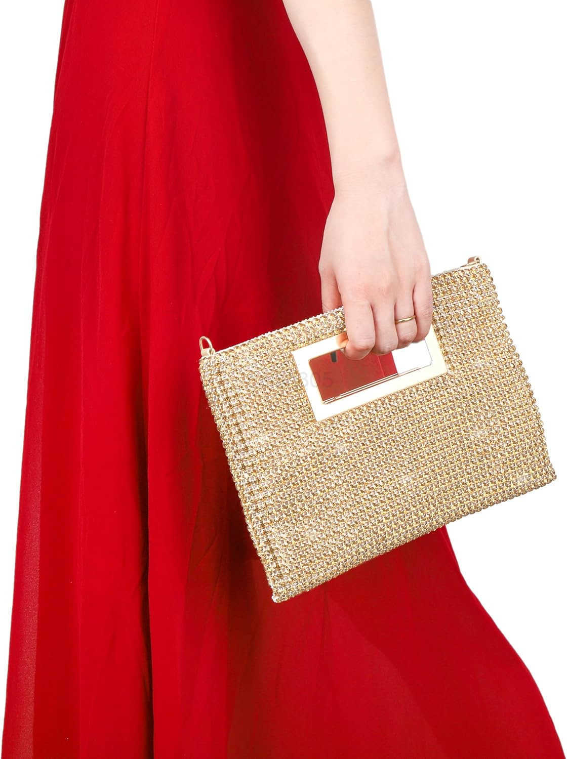 Crystal Beaded Bride Clutch Purse Sparkly Glitter Bling Evening Bags Party bags Wedding Day Purse for Women Z25909