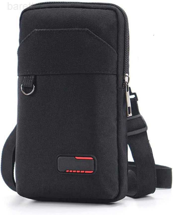 Cell Phone Pouch Belt Pouch Phone Holster Crossbody Bag with Shoulder Strap for iPhone Case Holder for Hand with Neck Lanyard Smartphone Walking Passp
