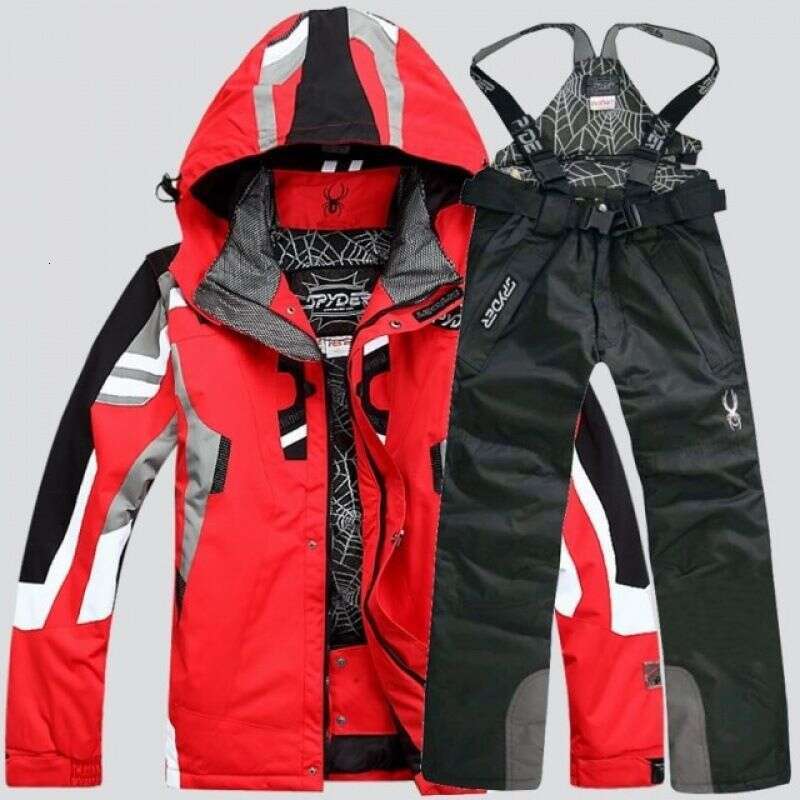 A New Ski Suit Set Waterproof Cold-Proof Thermal Men's Pants Cotton Jacket Mountaineering Outdoor L