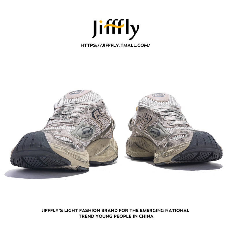 Jifffly free shipping designer shoes men's autumn winter new versatile trendy sneakers vintage sports couple comfortable casual shoes black brown