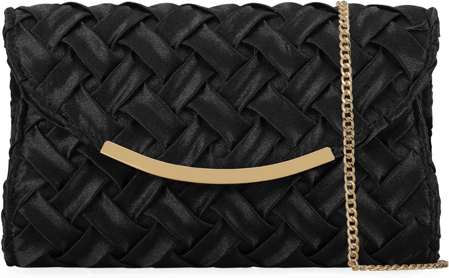 Evening Bag Women Small Dressy Clutch Handbag Formal Purse for WeddingPromBlack tie Party Z25909