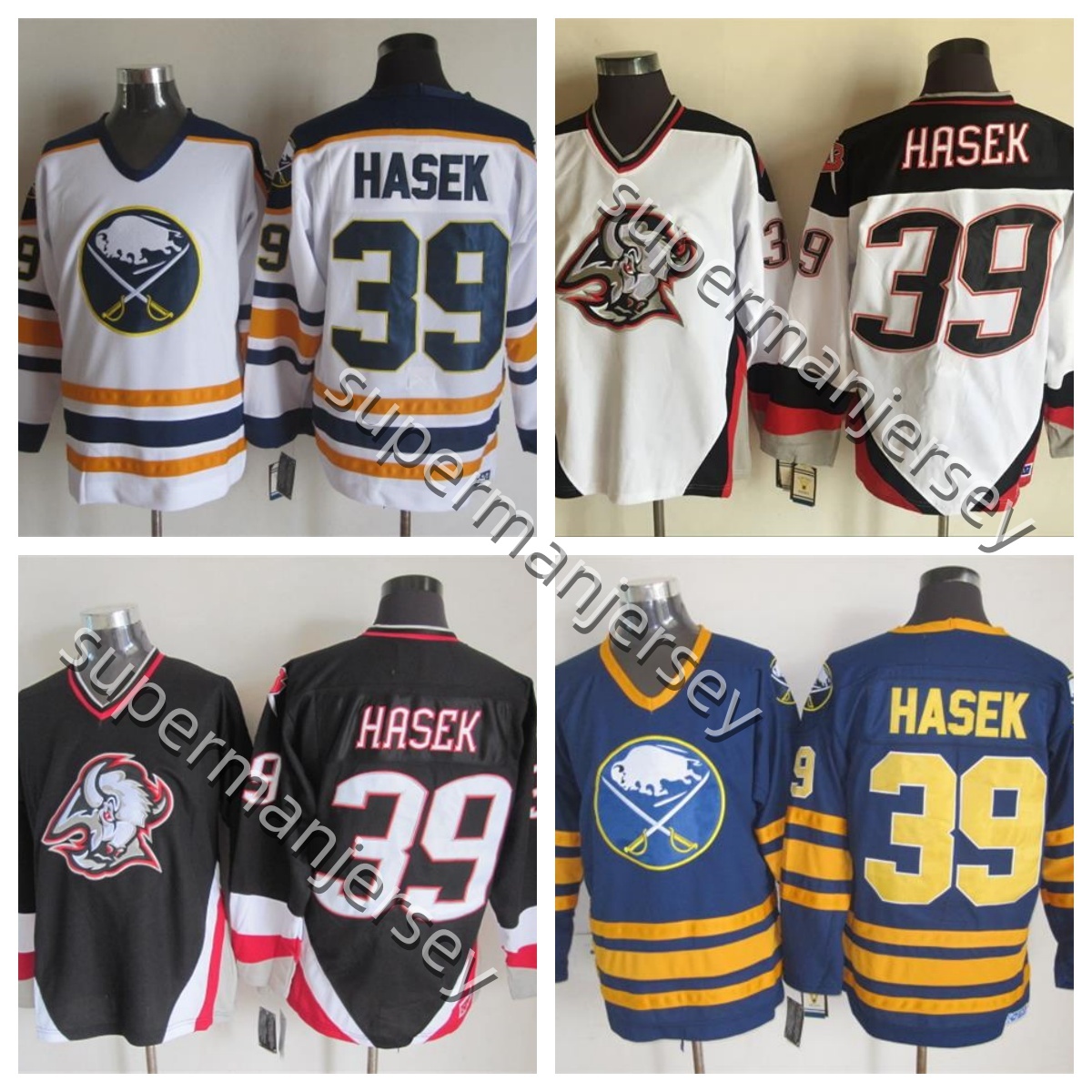 Vintage Koho CCM sabres Throwback Hockey Jersey 39 Dominik Hasek 48 Danny Briere 43 Marty Biron 7 Rick Martin 32 ROB RAY 30 Ryan Miller 89 Alexander Mogilny Size S4XL