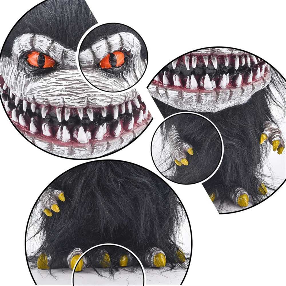 Halloween Stuffed Critters Plush Doll Creepy Prop Goth Plushie Cute Creative Calico Animal Monster Toys Figure Ornament Gifts H2509081