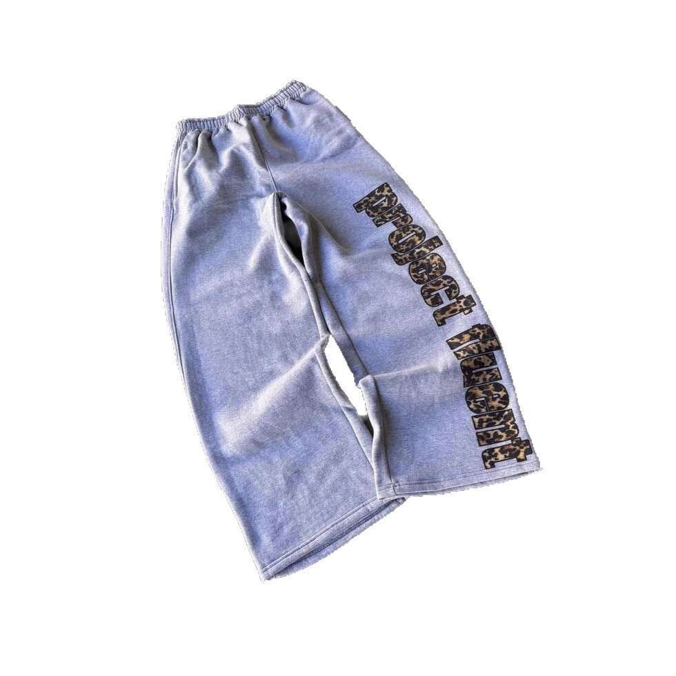 2025 Trendy Fashion Versatile Casual Pants Unisex Street Leopard Print Loose Sweatpants ddmypluto