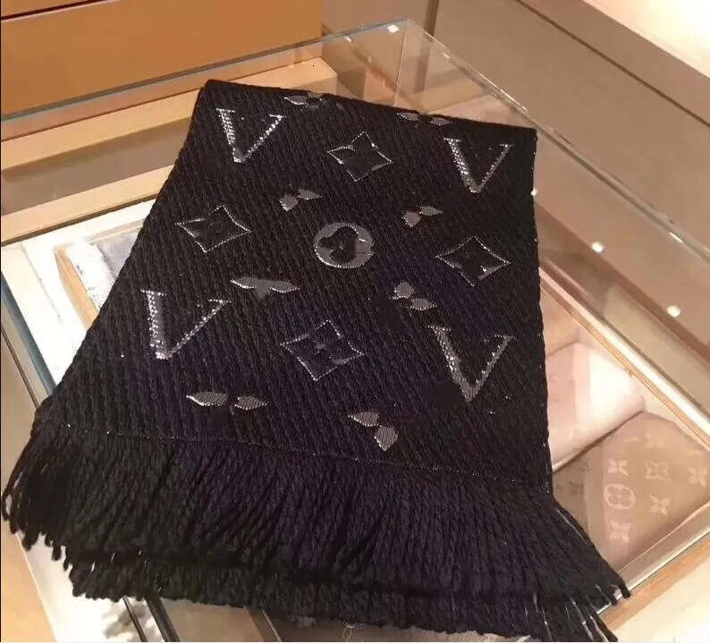 Scarves knit scarf set for men women winter wool Fashion designer cashmere shawl Ring plaid check sciarpe ece homme