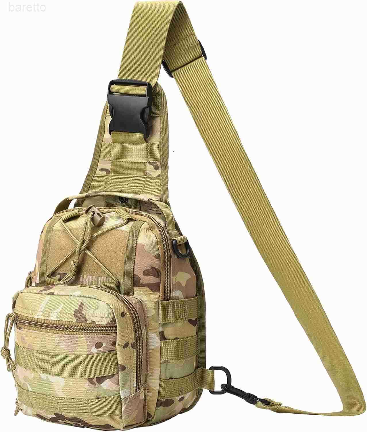 Hunting Backpack Waterproof Sling Shoulder Bag Small Carry Pouch Army Green Z250909