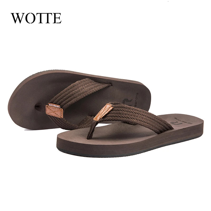 Big size 49 50 Men Flip Flops Summer Massage Slippers Casual Slides NonSlip Beach Indoor 250909