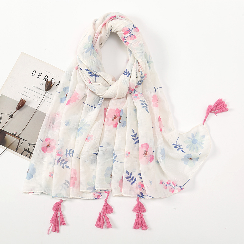 K1858 Pure wool lambskin women's shawl winter warm double-sided color matching scarf a multi-purpose spot wholesale hot sale