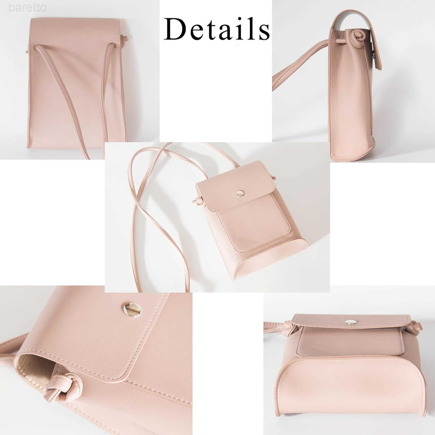 Leather Crossbody cell phone purse for Women Lightweight Shoulder Bag with Slots with Adjustable Strap Z250909