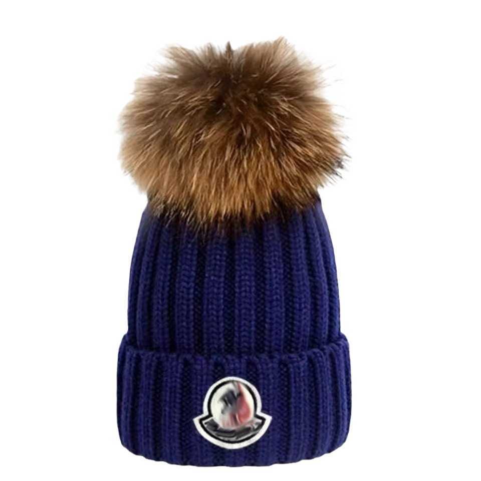 Knitted Hat Winter Fashion Versatile Casual Warm Hat Mink Woolen Hat Thickened Outdoor Warm Hat L250908 1LF2K