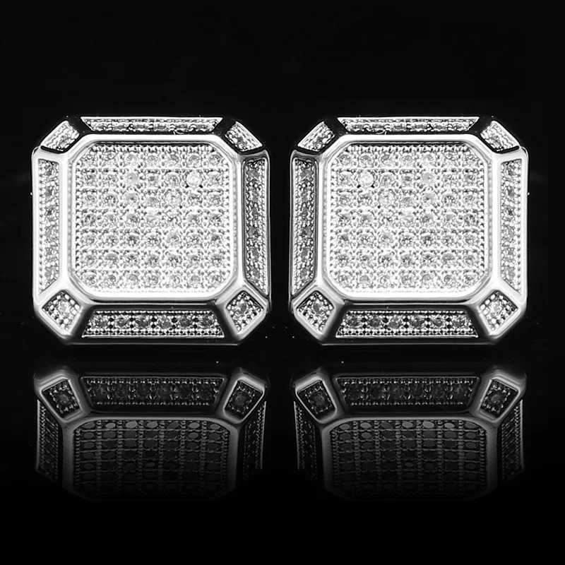 Wedding Cufflinks Zircon Rhinestones Mens Gifts Business Banquet Office Suit Accessorie Buttons Fashion French Shirt Cuff Links 250909