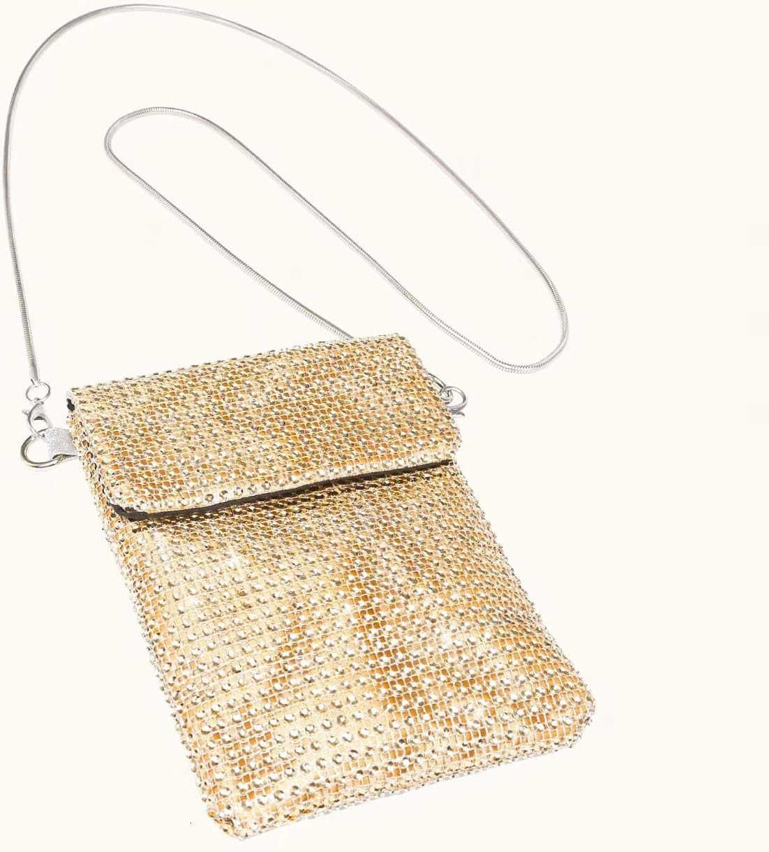 Womens Crossbody Bag Glitter Rhinestone Evening Bag Purse Sequin Wedding Handbag Z25909