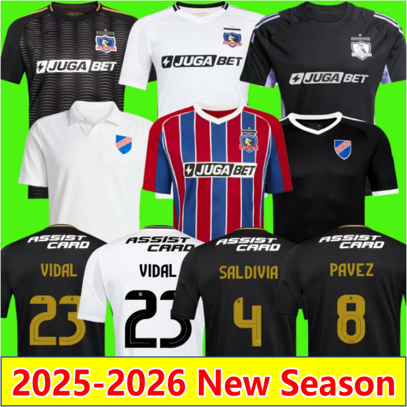 2025 2026 VIDAL SOLARI Soccer Jerseys Colo-colo FALCON football shirt 25 26 ZAVALA BOLADOS GIL maillots PALACIOS PIZARRO ISLA Camiseta men kids uniforms