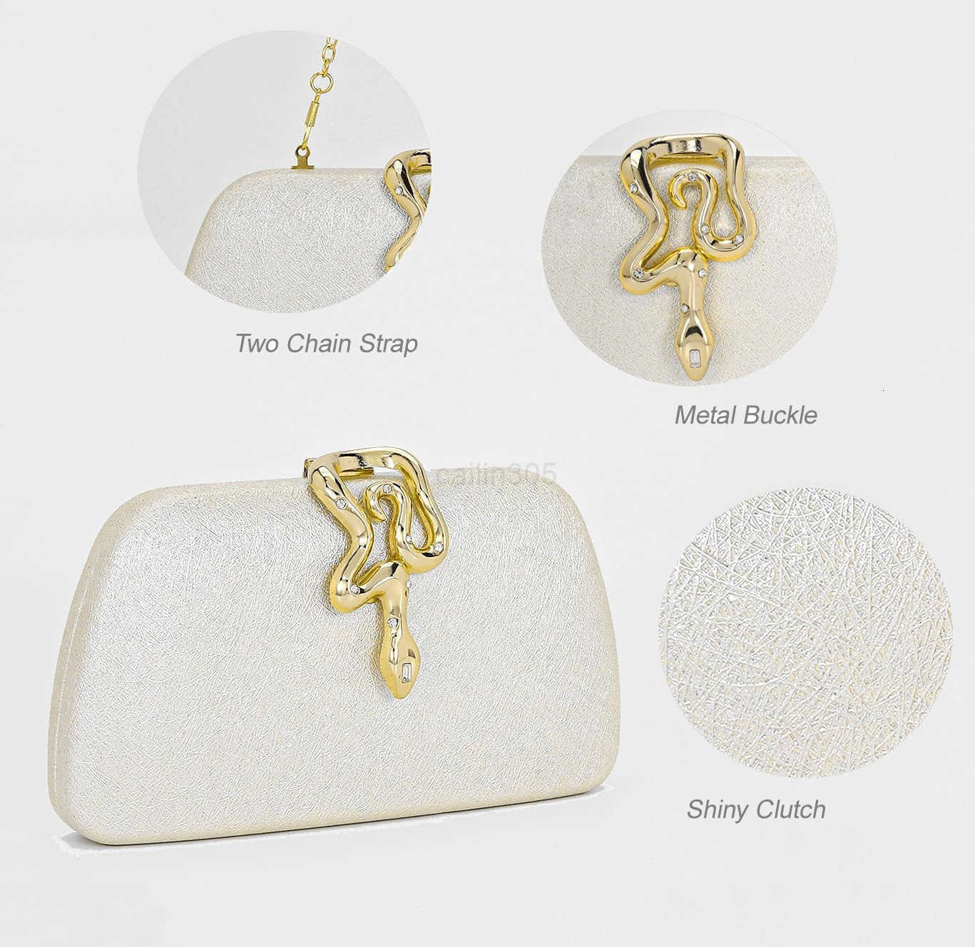 Evening Bag Clutch Purses for Women Formal Elegant Wedding Party Prom Clutch Handbag Z25910