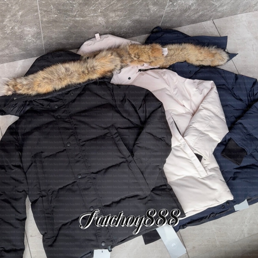 Designer High Quality Jackets Down Jacket Coat Men Coat Real Big Wolf Fur Women Wyndham Overcoat Clothing Fashion coat Winter Jacket Outerwear Parka