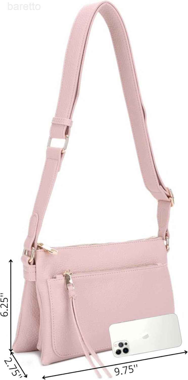 Multicompartment Functional Women Travel Crossbody with Comfortable Shoulder Strap Z250909