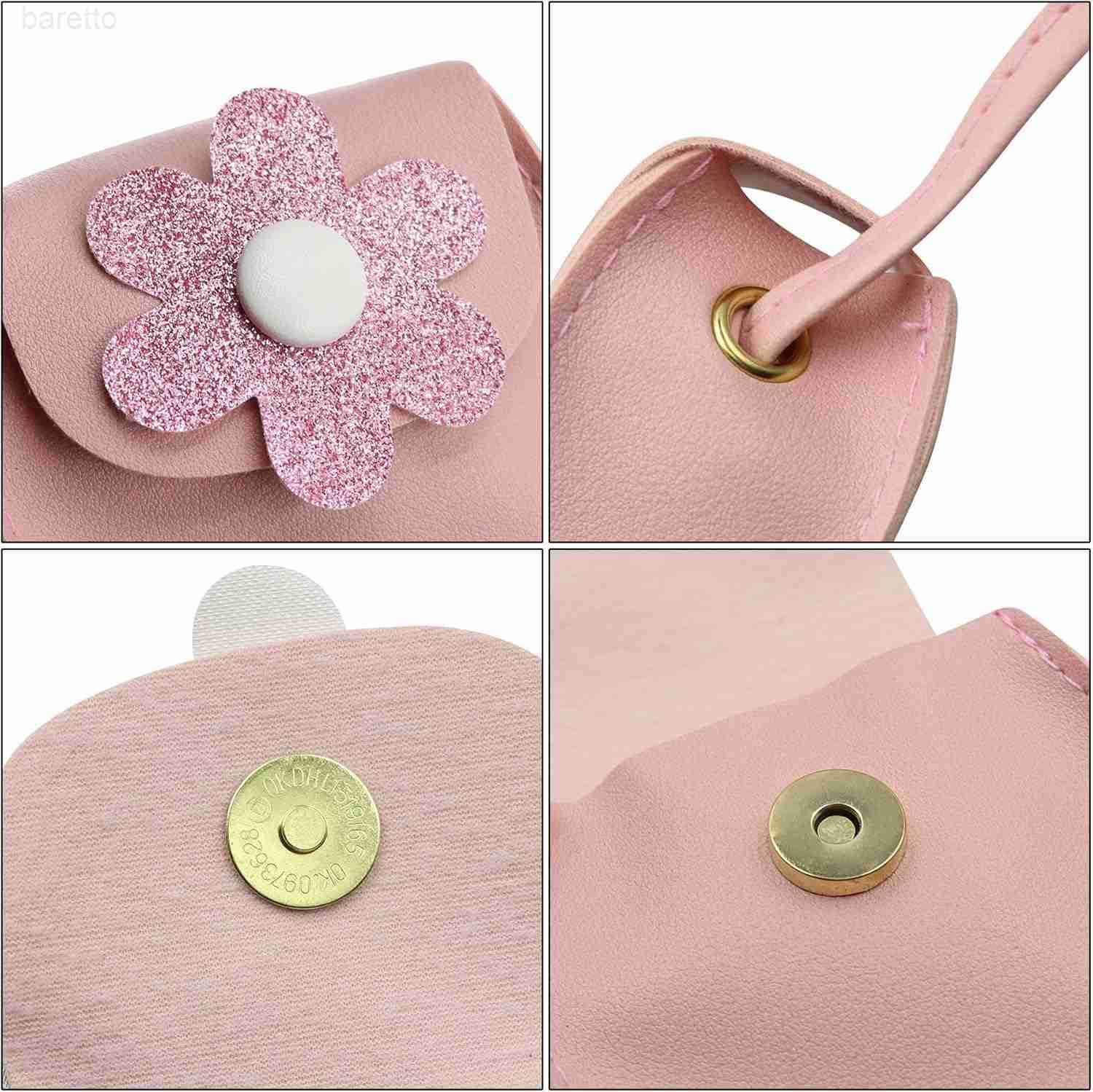 Crossbody Bag Purse Mini SingleShoulder Bag Handbag Pouch Coin Purse for Women Girls ToddlerPink Flower Purse Z250909