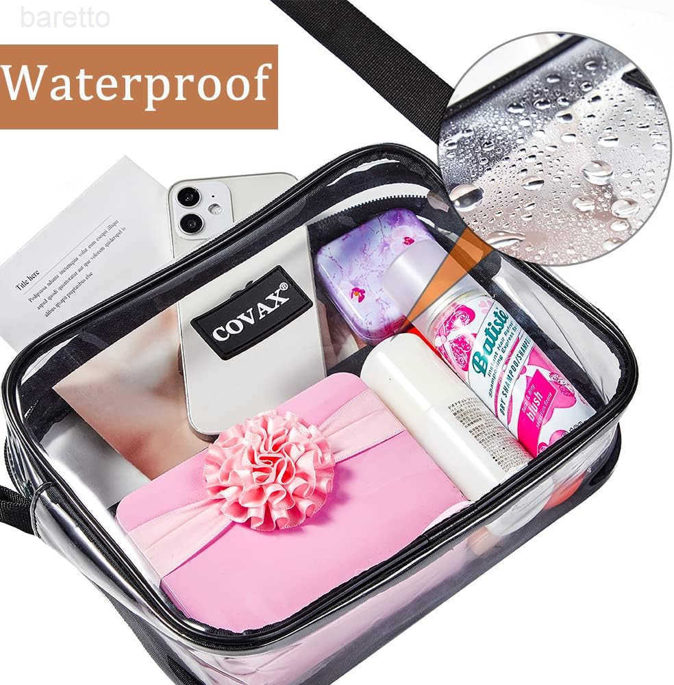 Crossbody Bag Stadium Approved Clear Purse Bag for Concerts Sports Events Z250909