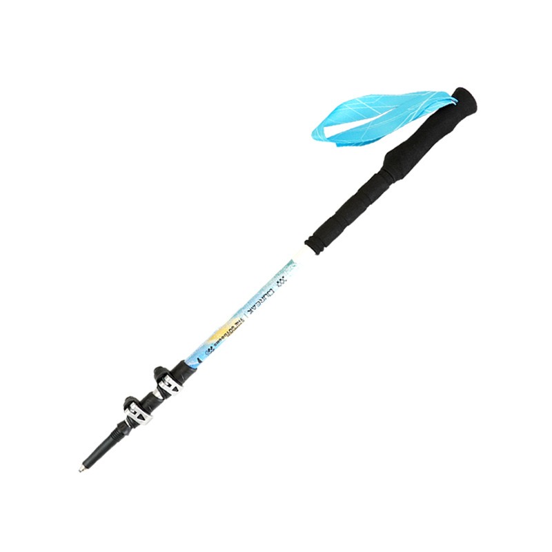 Aluminum Alloy Trekking Poles Telescoping Lightweight Hiking Sticks Portable Walking Stick with EVA Handle for Women Men Hiking Camping Climbing