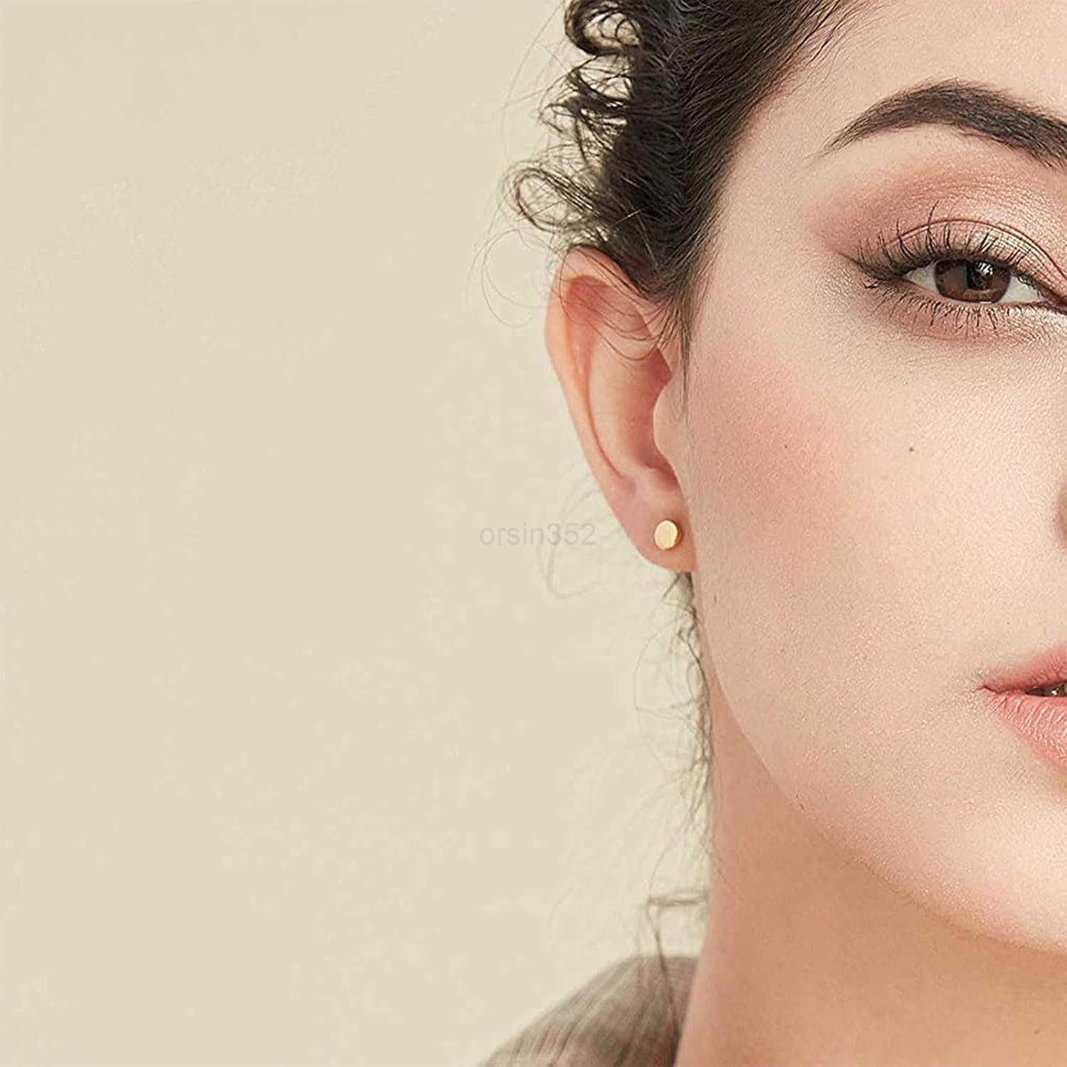 20 Pairs Stainless Steel Stud Earrings for Men Hypoallergenic Earring Unisex Punk Earring Hoop Hinged Dangle Cross Earrings for Men WomenW250909