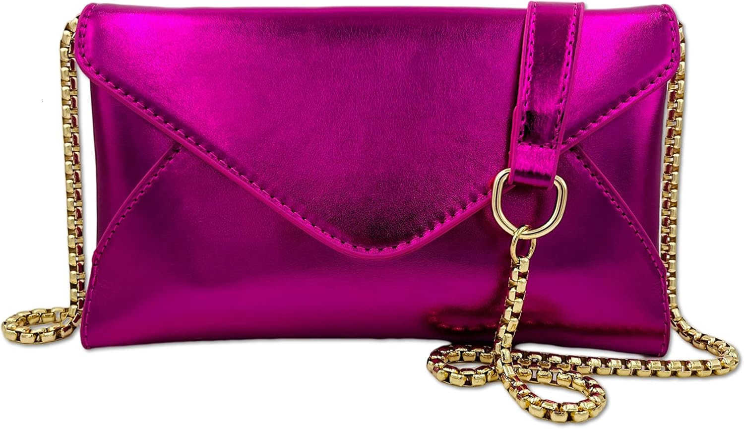 Bag Envelope Clutch Purses for Women Metallic Leather Small Crossbody Bags Sparkle Purse for Prom Wedding Z25909
