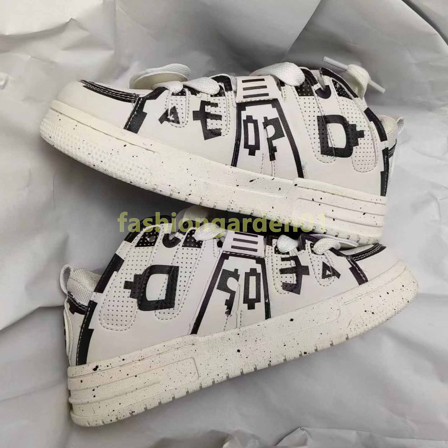 designer shoes sneakers womens mens shoes comfortable mesh breathable casual black white panda graffiti harajuku trainers size 36-44