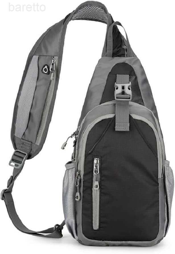 Crossbody Sling Backpack Hiking Daypack Lightweight Casual Shoulder Chest Bag Multiple Pockets Outdoor Travel Z250909