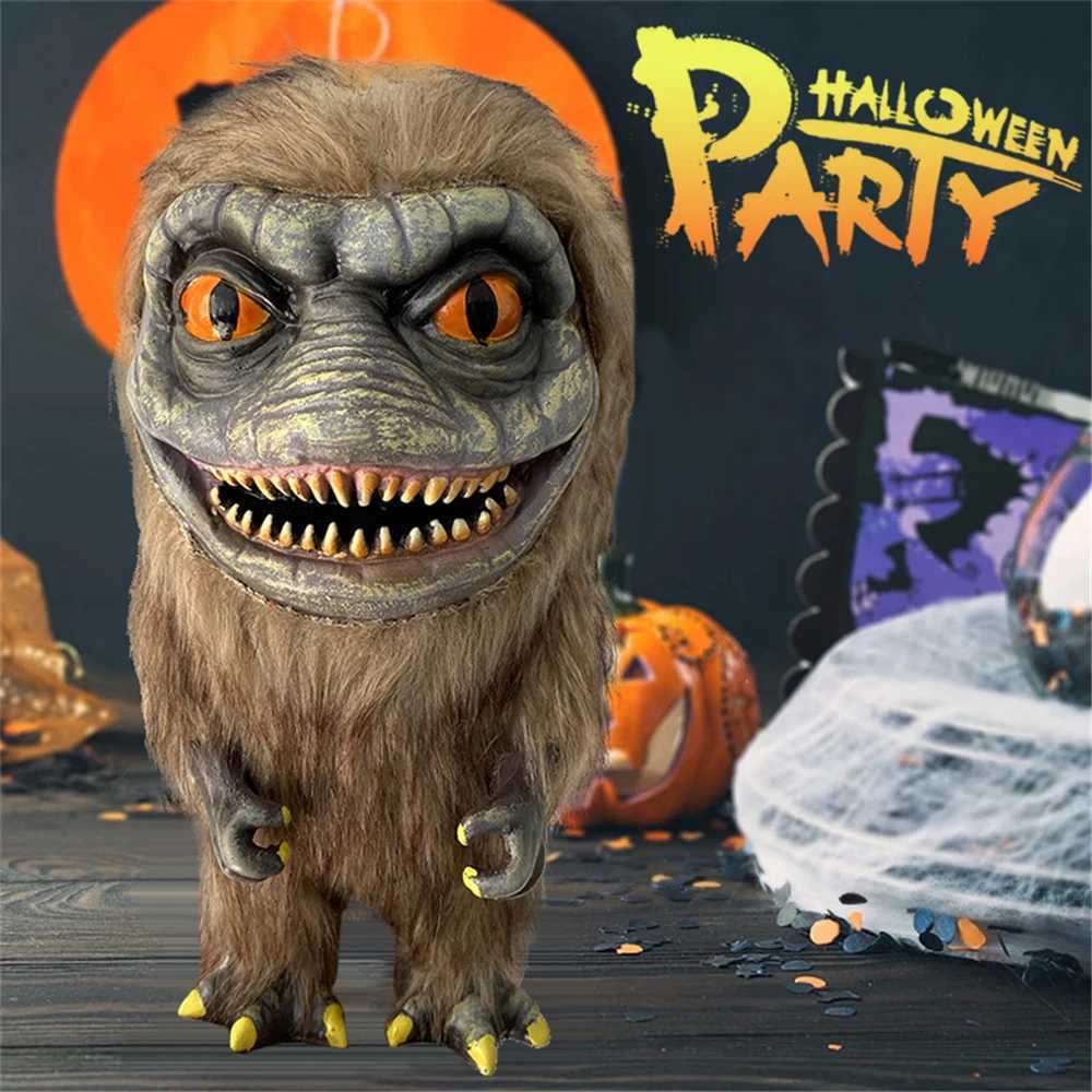Halloween Stuffed Critters Plush Doll Creepy Prop Goth Plushie Cute Creative Calico Animal Monster Toys Figure Ornament Gifts H2509081