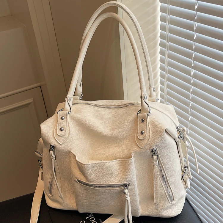 Fashionable design Large Capacity Autumn New Designer Bag Handbag Commuter Women's Crossbody Bag Soft PU Leather Travel Bag Women's Shoulder