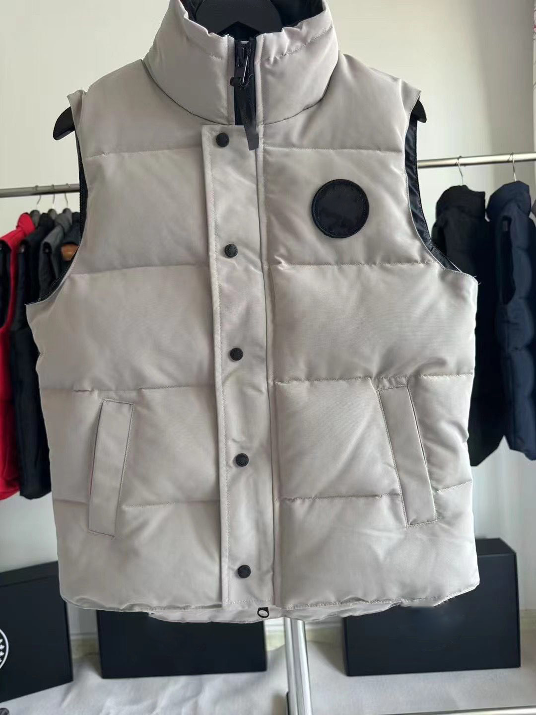 Canada Jacket canadalys gooselys vest Designer Candle Crofton Canadian White Duck Down Jacket Men Winter Coat With Badge Quality Canda Coats Jackets