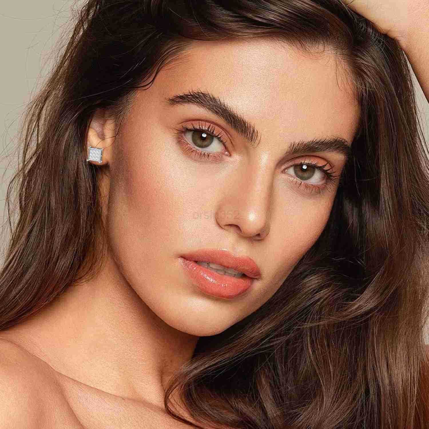 12 Pairs Stud Earrings for Men Stainless Steel Mens Earrings Studs Hypoallergenic Cubic Zirconia Earrings for Women MenW250909