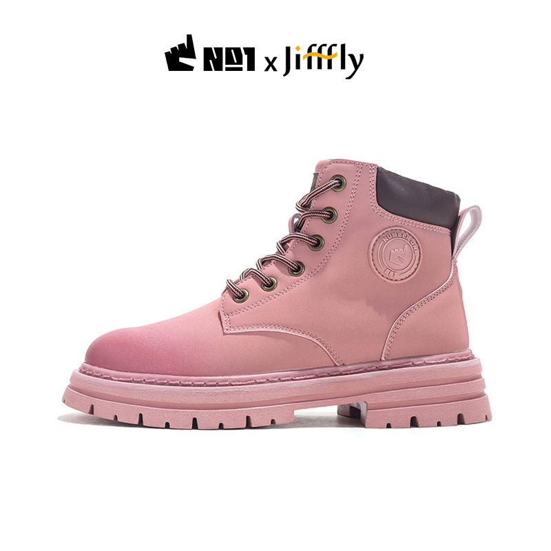 free shipping designer shoes Martin Boots Women's 2025 New Retro Trendy Thick soled Tall Casual Boots