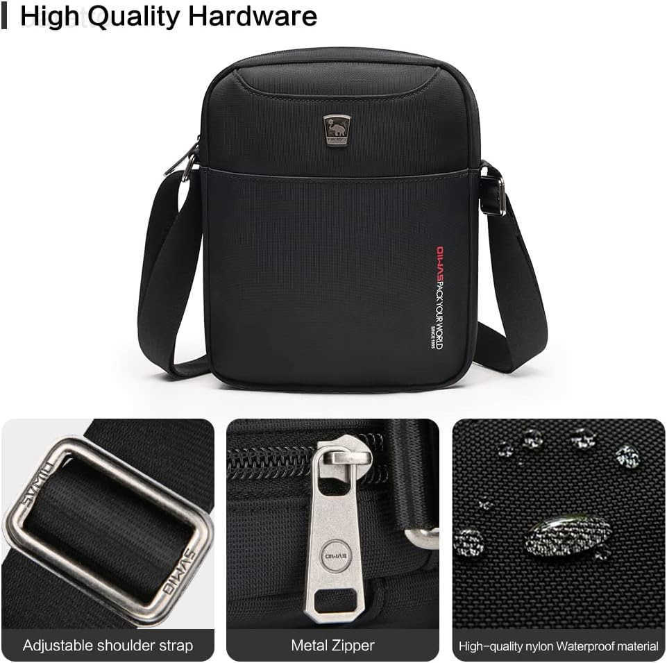 Small Messenger Bag Crossbody Shoulder Bags for Men Mini Sling Pack Handbag Mens Nylon Travel Purse Z250909