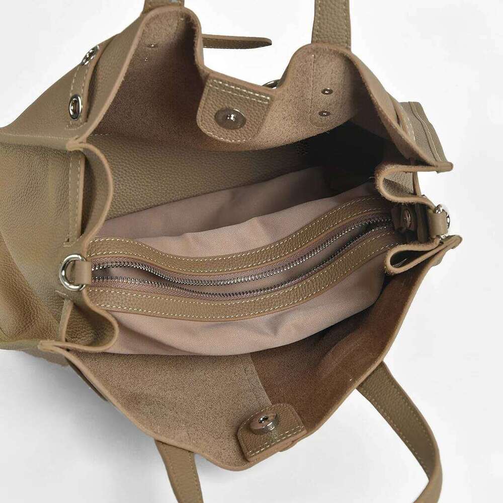 Quality Female Handbag Genuine Leather Tote Bag Designer Women Hand Bags Ladies Shoulder Big Size Fashion New Top Handle 250830