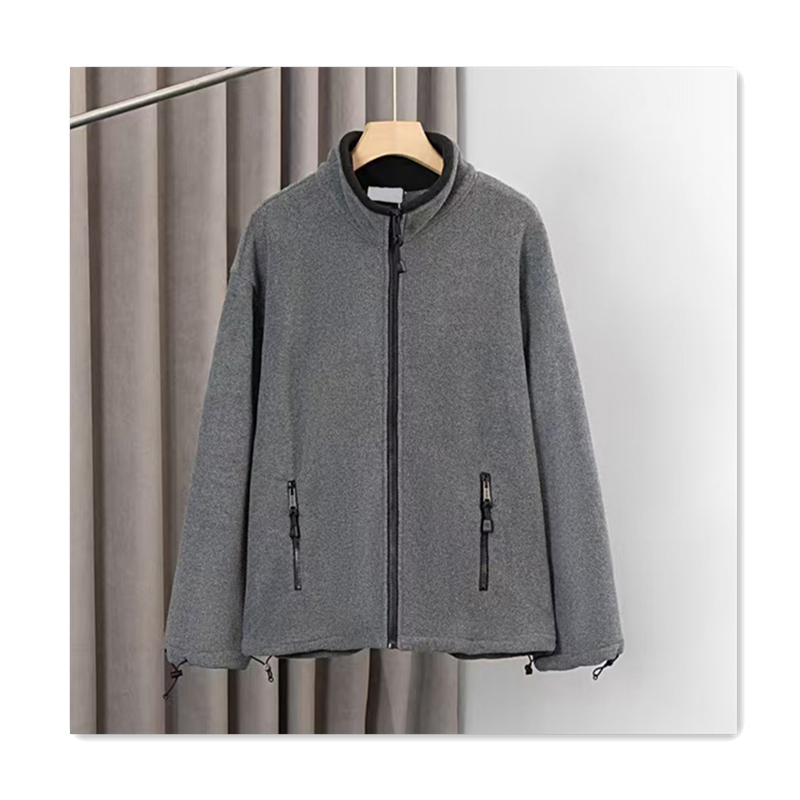 Outdoor Womens coat jacket designer women jacket spring stand collar plush letter embroidery warm windproof jacket fashion and casual versatile loose womes top