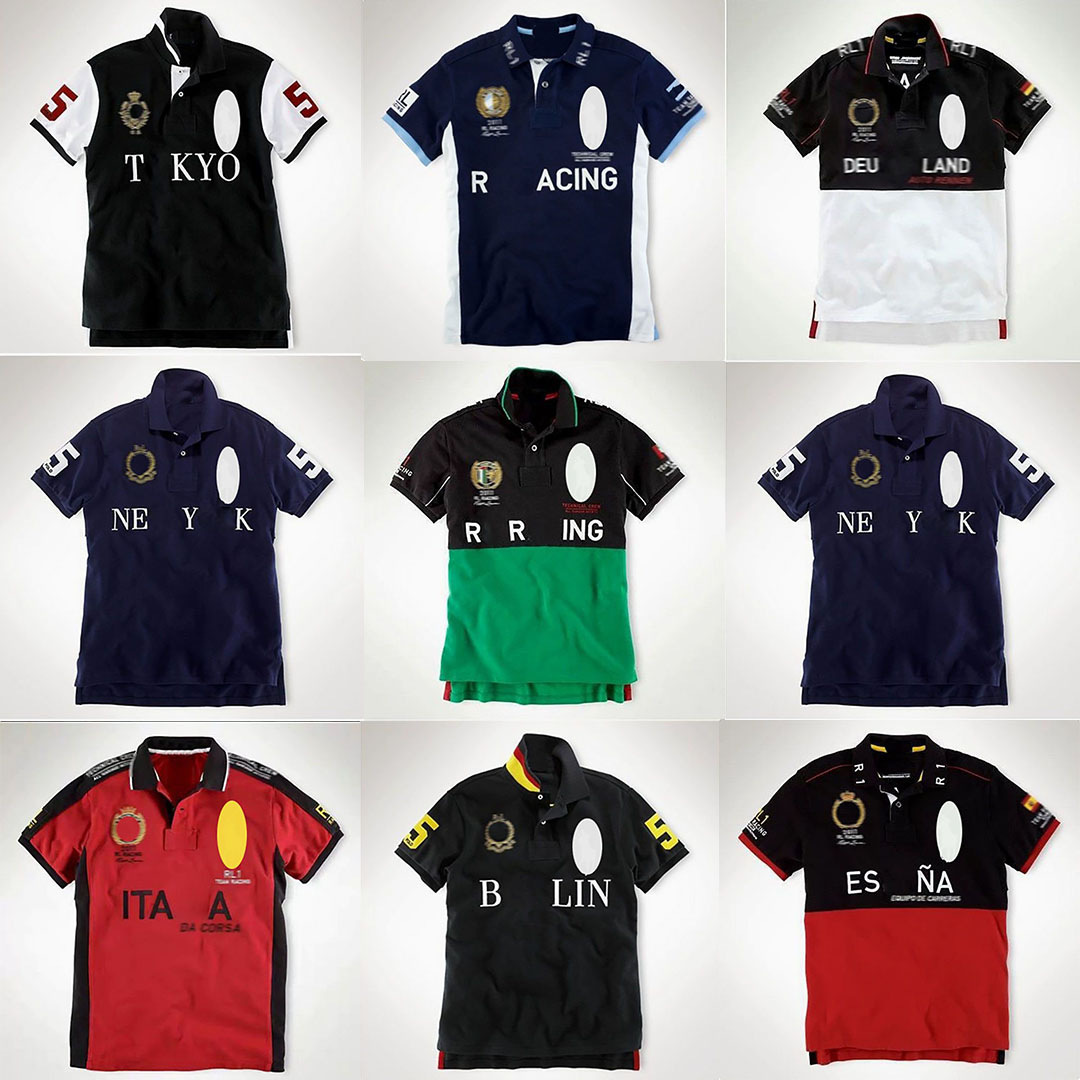 Designer Men's T-shirt Polo Shirts Embroidery Graphic Lapel T-shirts Short Sleeve Polos Mens Womens Outdoor Sportswear S-2XL