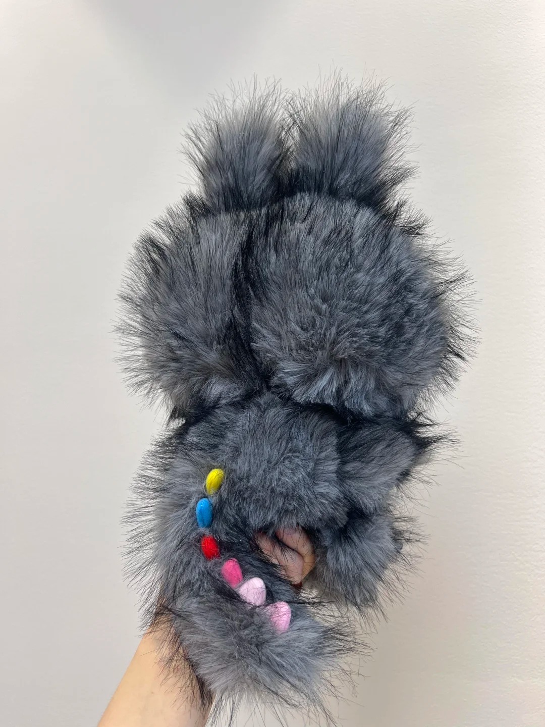 Large 38CM 24D Real Eyeball Plush Cotton Body Vinyl Face Fabric Fashion Doll with Big Business Card