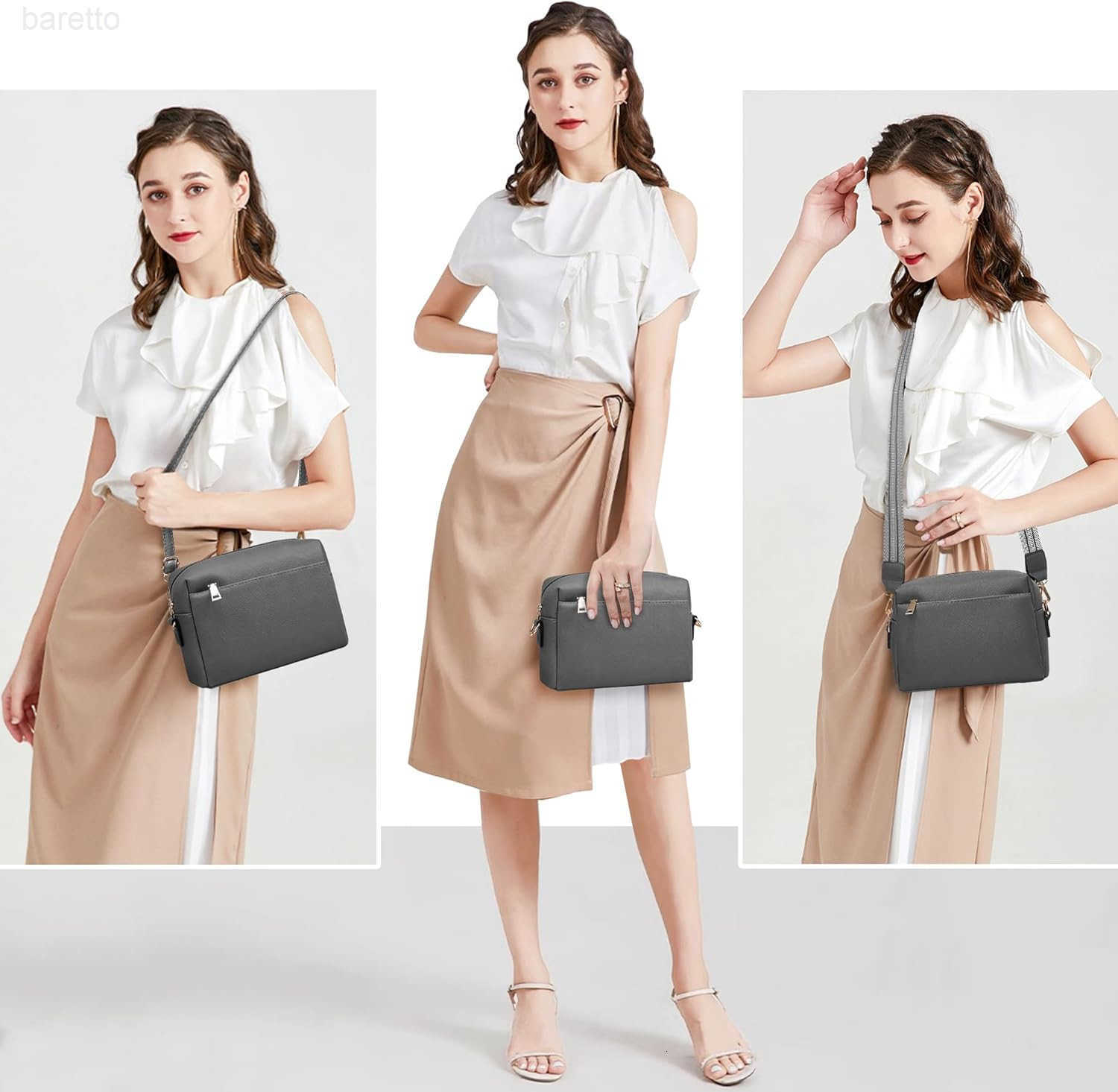 Crossbody Bags for Women Vegan Leather Purses Womens Shoulder Handbags Wallet Satchel Cross Body Purse Z250909
