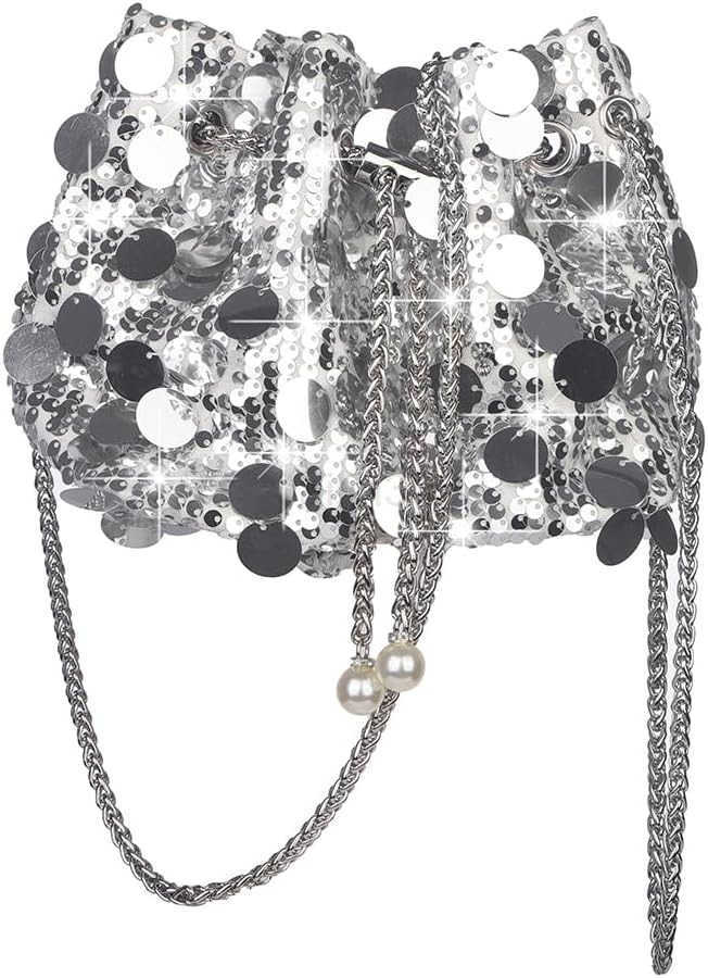 Womens Evening Handbag Large Sequin Evening Bag Purses for Women Glitter Sparkly Handbag for Party Z25909