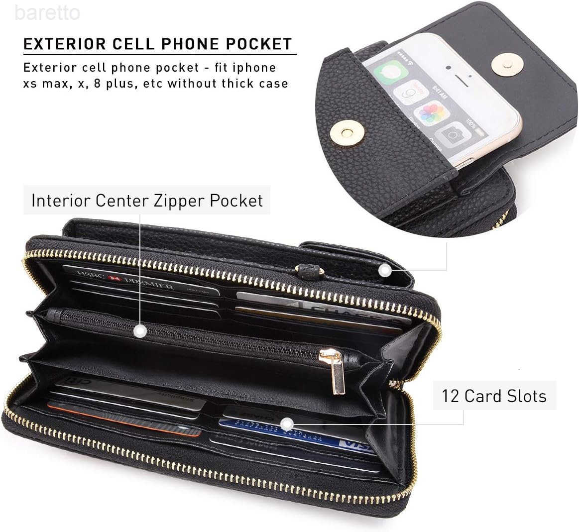 Crossbody Bag Phone Purse Handbag for Women Shoulder Bag Wristlet Wallet with Multi Pockets Z250909