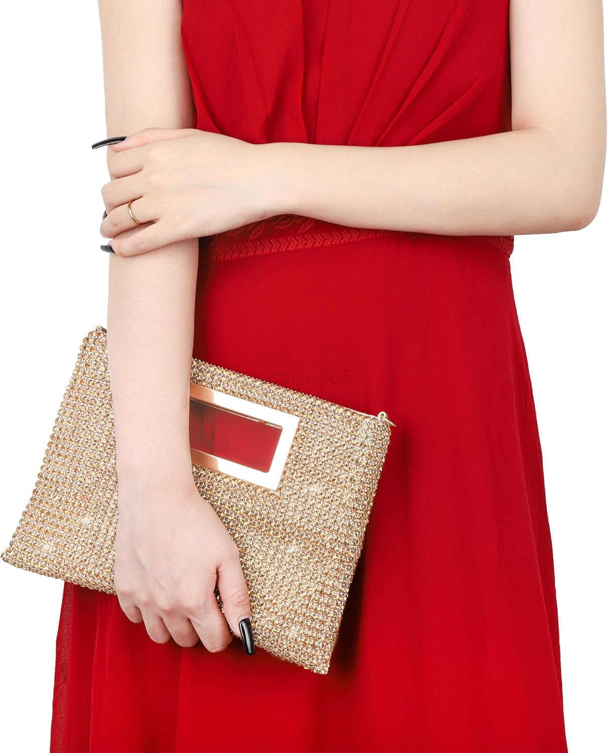 Crystal Beaded Bride Clutch Purse Sparkly Glitter Bling Evening Bags Party bags Wedding Day Purse for Women Z25909