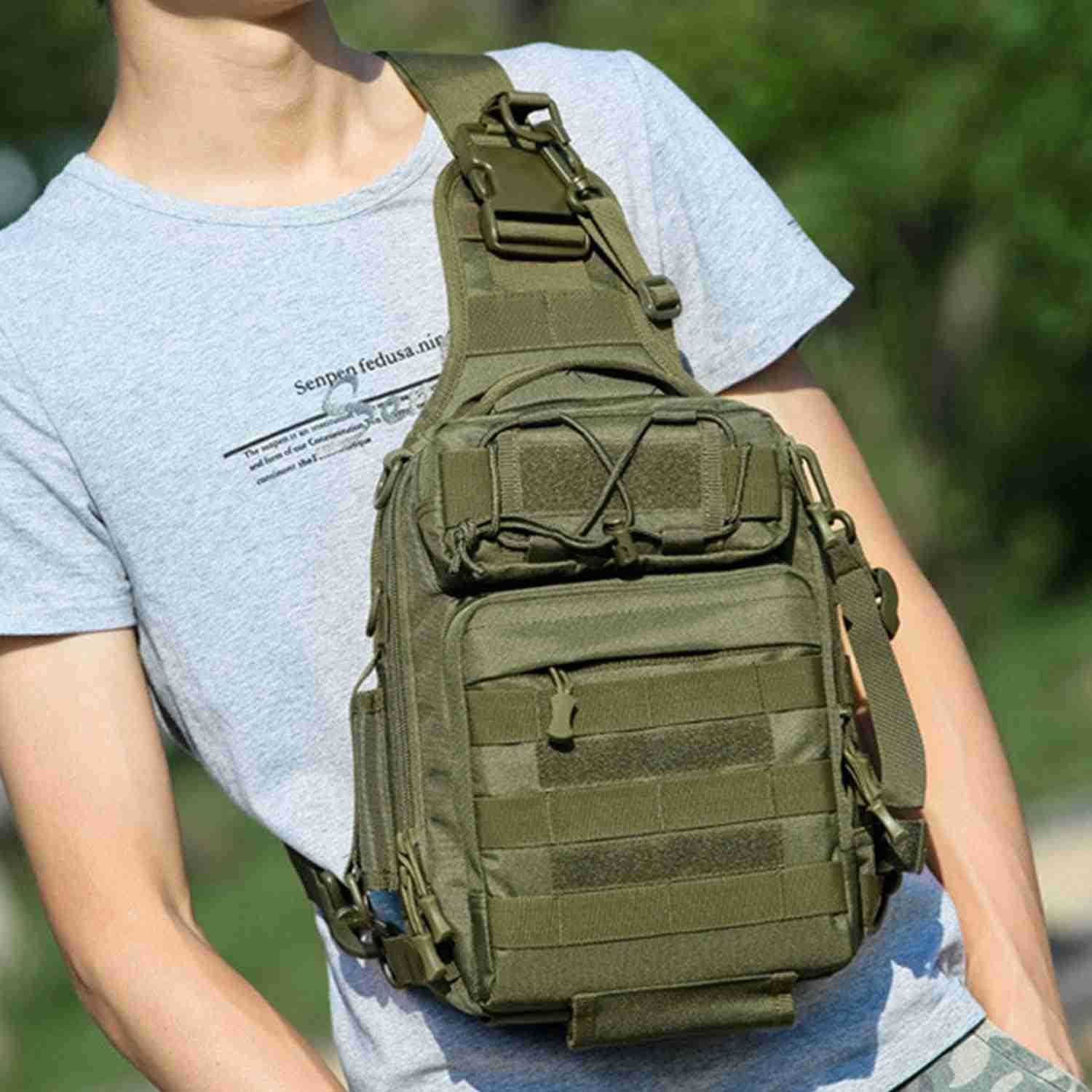 Gear Backpack Tackle Bag Multifunctional WaterResistant Single Shoulder Z250909