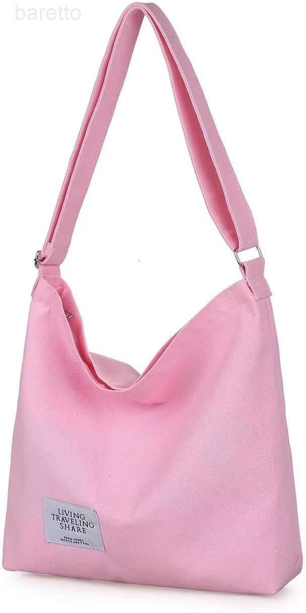 Womens Casual Canvas Shoulder Bag Spacious Versatile and Fashionable Multiple Color Options for Everyday Chic Z250909