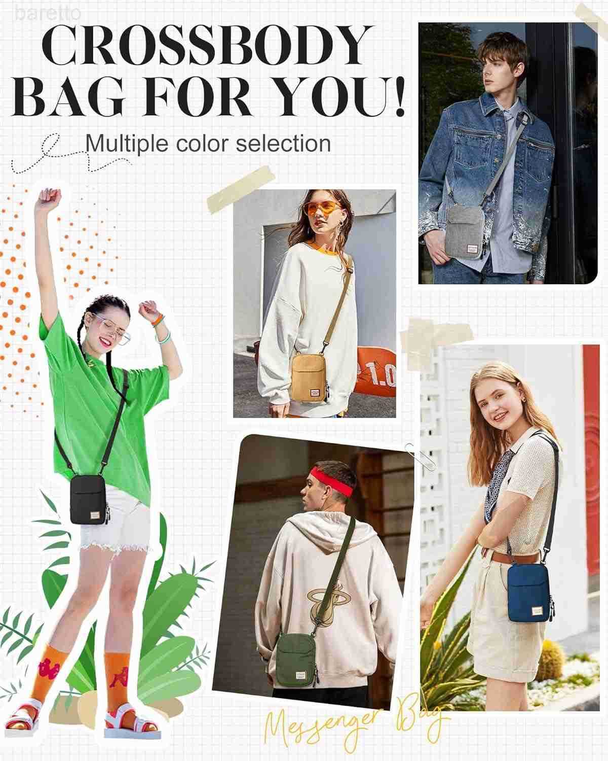 Crossbody Bag Shoulder Bag for Men Small Messenger Satchel Bag for Women Z250909