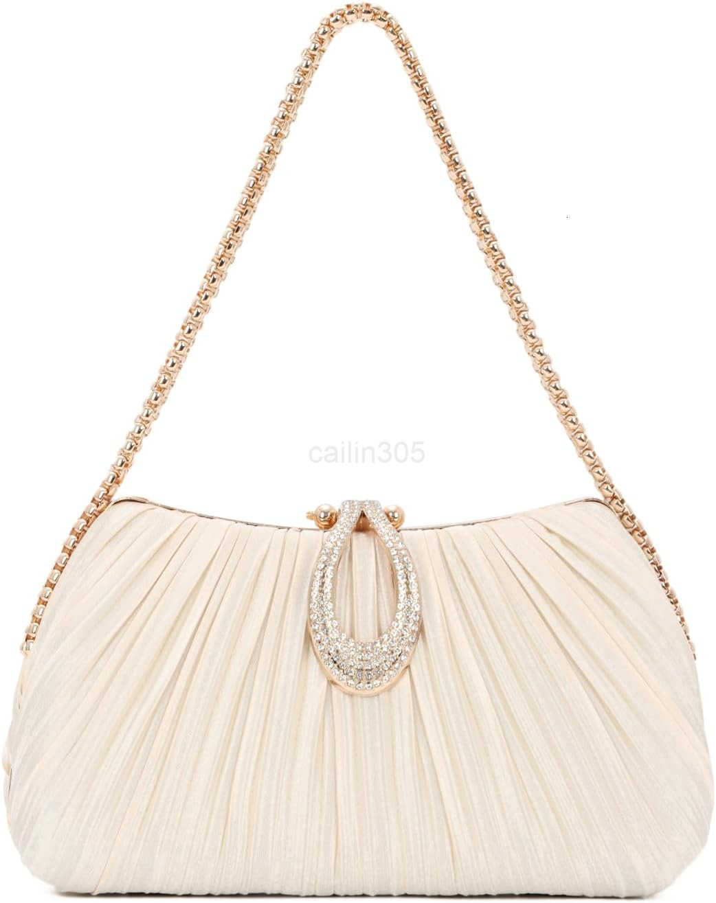 Black Clutch Purses for Women Formal Gold Evening Bag Satin Dress Handbag for Wedding Party Z25909