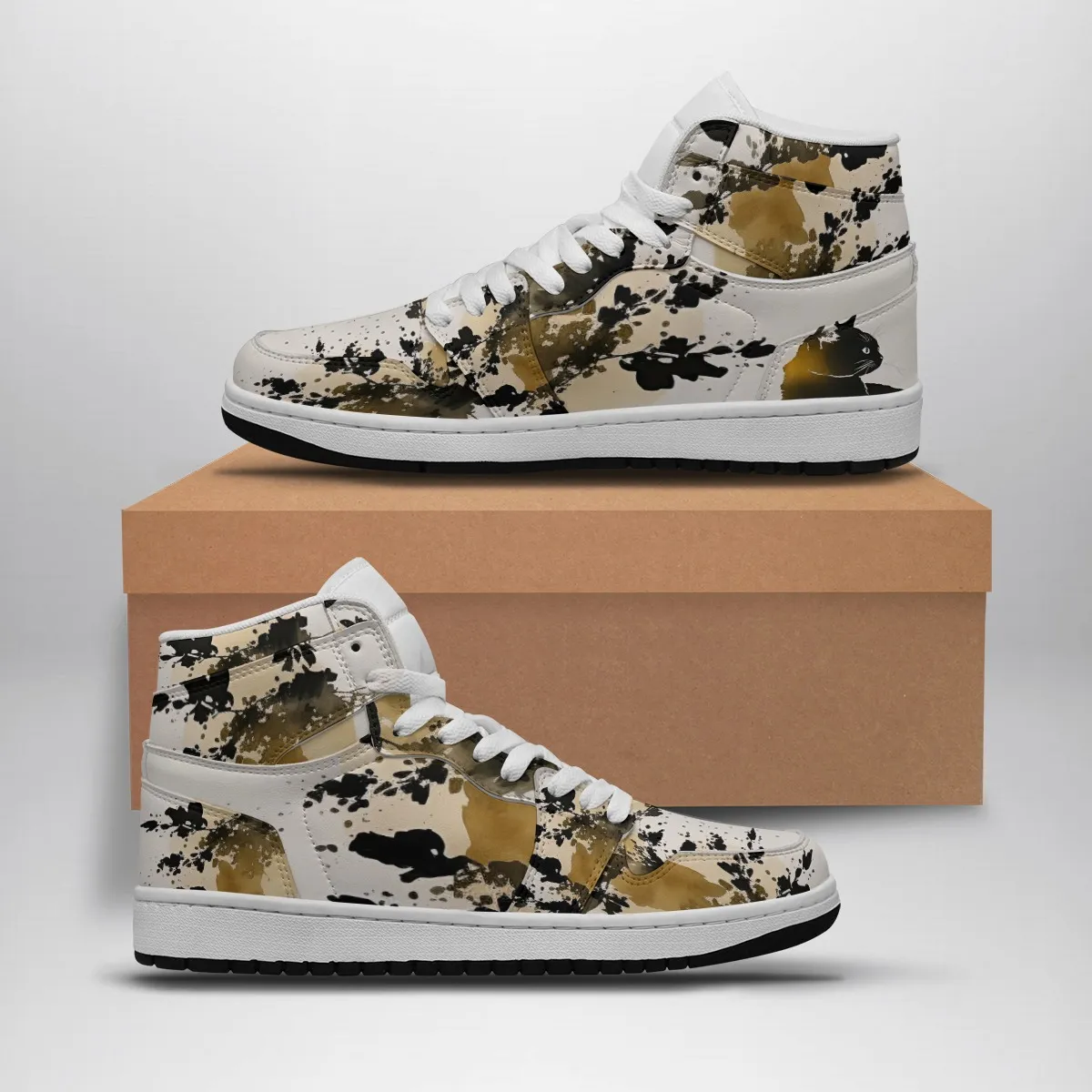 DHgatepod Women's Synthetic Leather Stitched Shoes Comfortable Soft Insoles Scale Pattern Non-Slip Sole Outdoor Daily Wear Casual Shoes