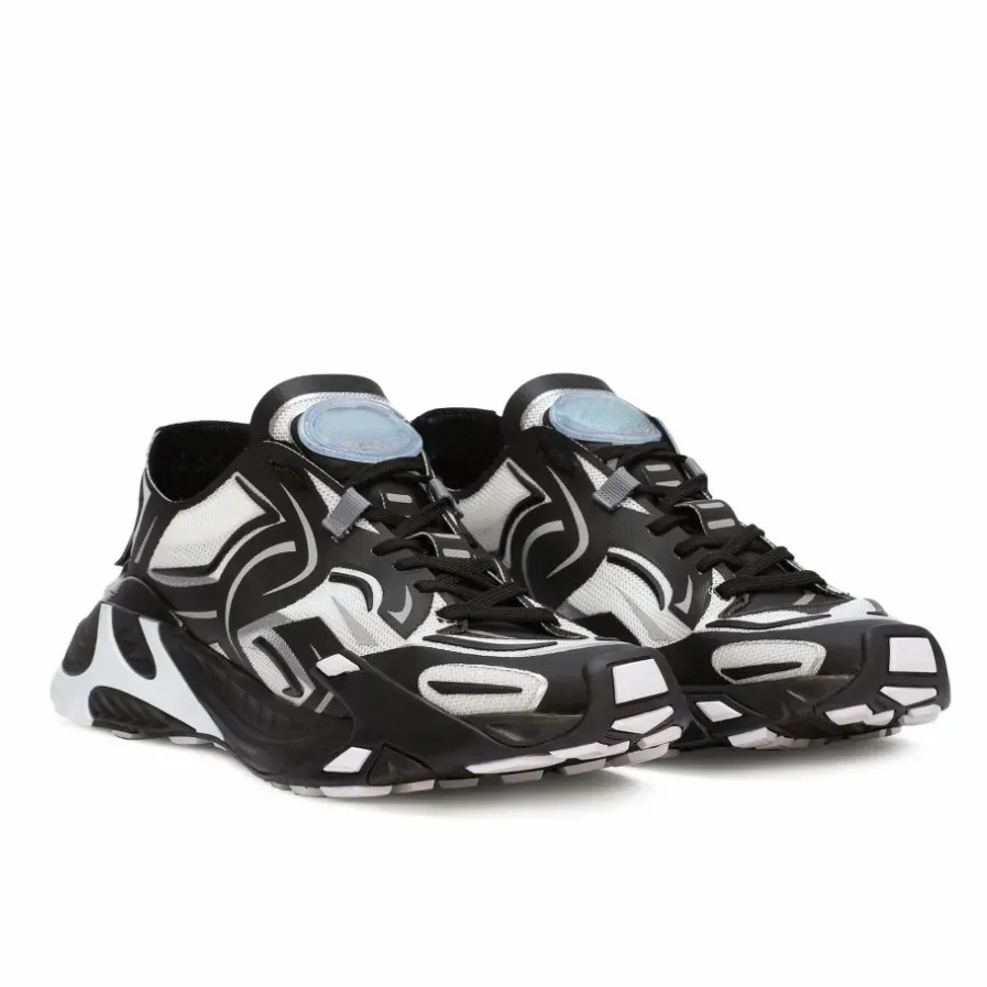 Designer shoes Men Fast Sneakers Shoes Chunky Rubber Sole Mesh Panelling Platform Trainers Man Luxurious Brand Party Wedding Outdoor Runner Sports