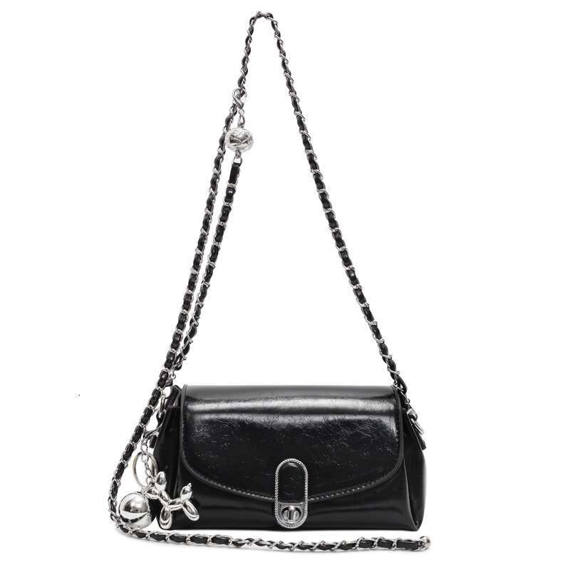Texture For High-Quality Women 2025 New Fashion Versatile Chain Crossbody Summer Stylish Small Square Bag